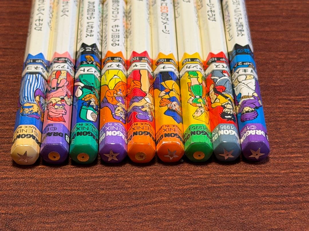 ドラゴンクエスト バトル鉛筆（バトエン）大量まとめ売り 約60本＋キャップ10個