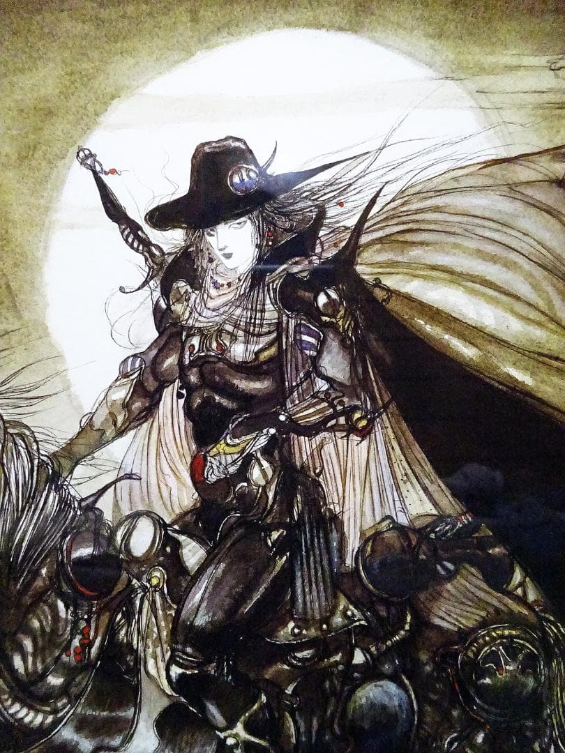 #天野喜孝 #オーダー版画② #吸血鬼ハンターD #共箱 #アールビバン保証書