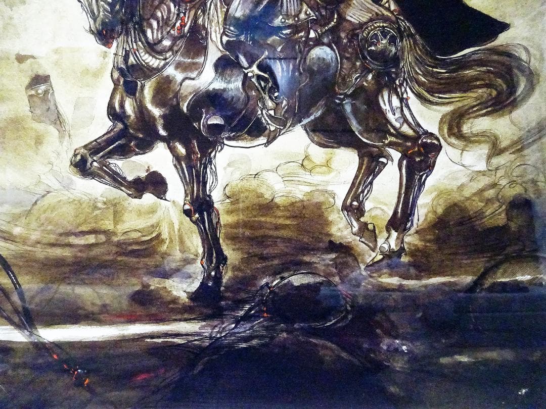 #天野喜孝 #オーダー版画② #吸血鬼ハンターD #共箱 #アールビバン保証書