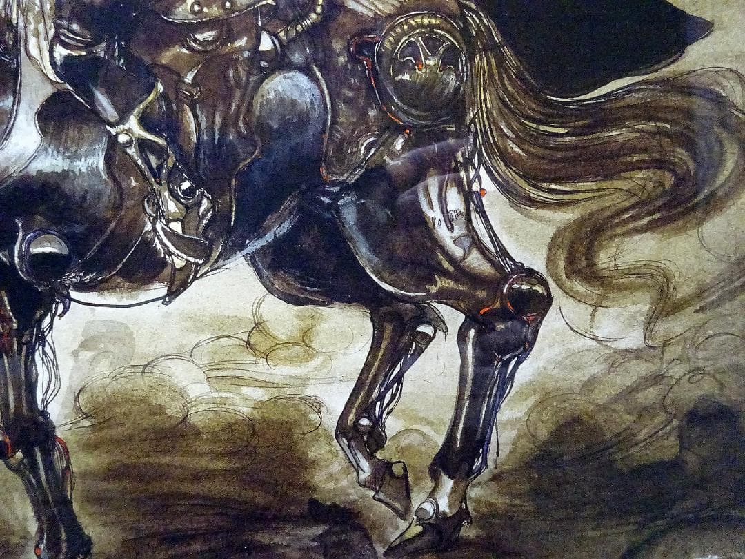 #天野喜孝 #オーダー版画② #吸血鬼ハンターD #共箱 #アールビバン保証書