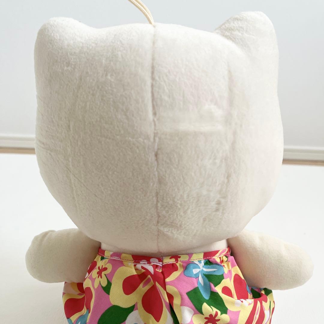 ハローキティ ぬいぐるみ アロハ　花　ハイビスカス　日焼け　EIKOH