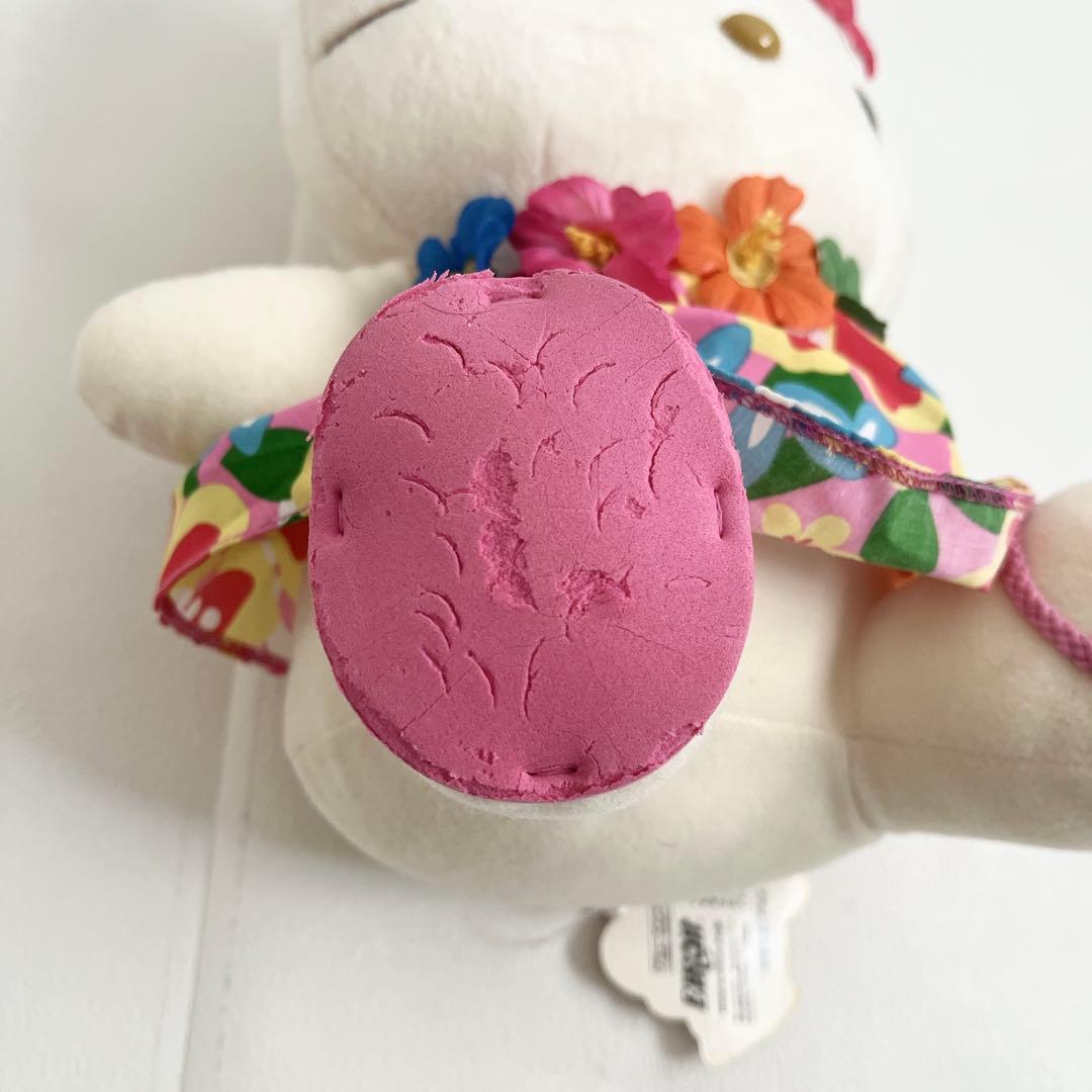 ハローキティ ぬいぐるみ アロハ　花　ハイビスカス　日焼け　EIKOH