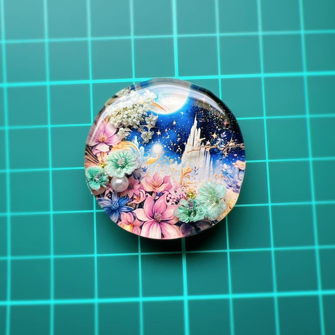 レジン ヘアゴム ドライフラワー No.843