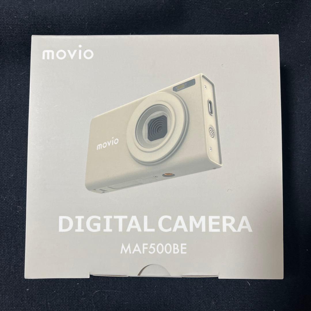 movio MAF500ナガオカ コンパクトデジタルカメラ ベージュ