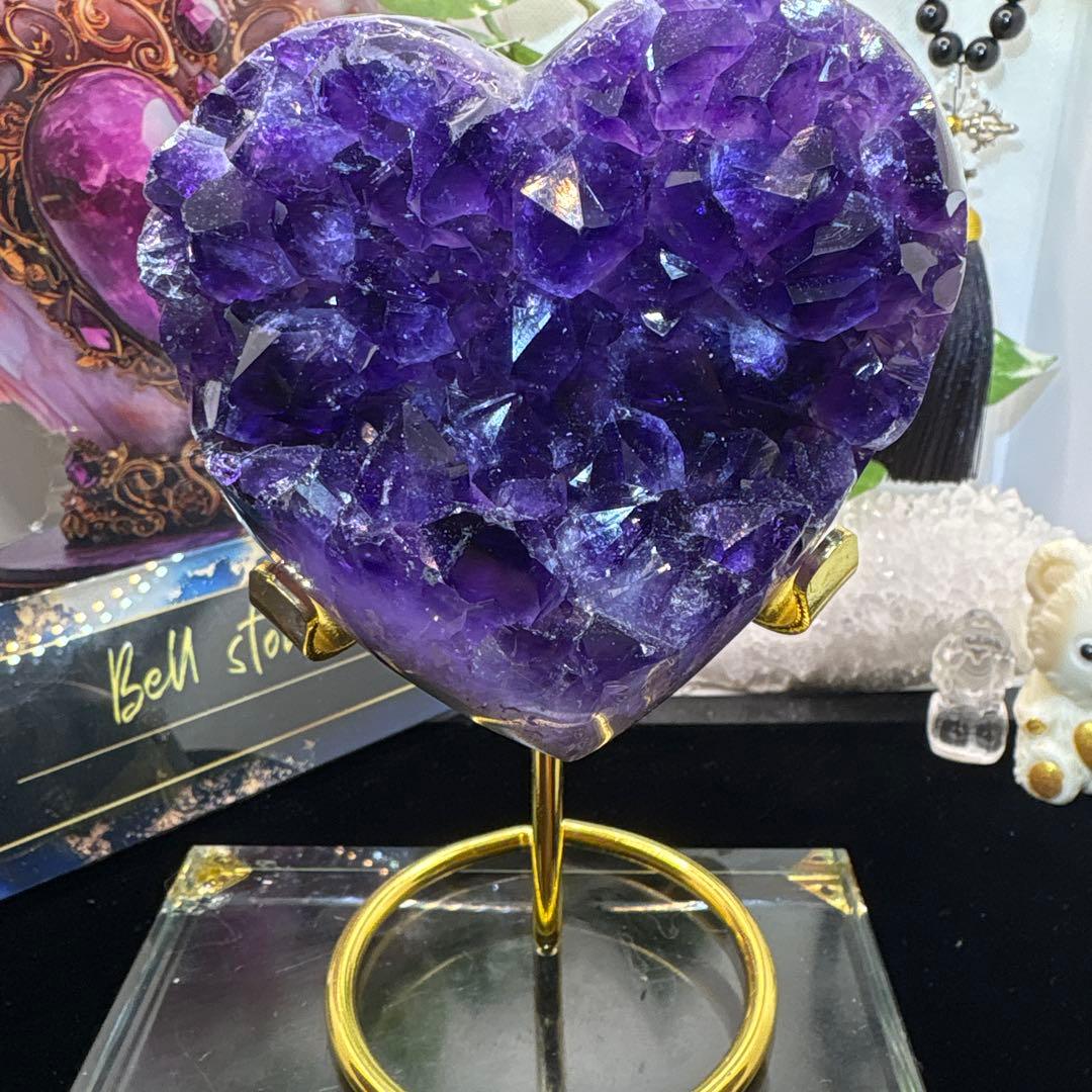 高品質 ウルグアイ産♡アメジスト♡瑪瑙♡No.1071