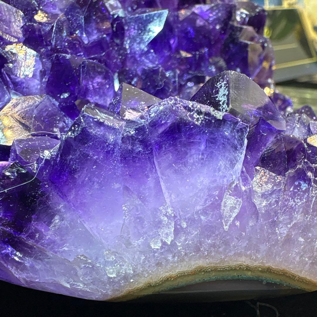 高品質 ウルグアイ産♡アメジスト♡瑪瑙♡No.1071