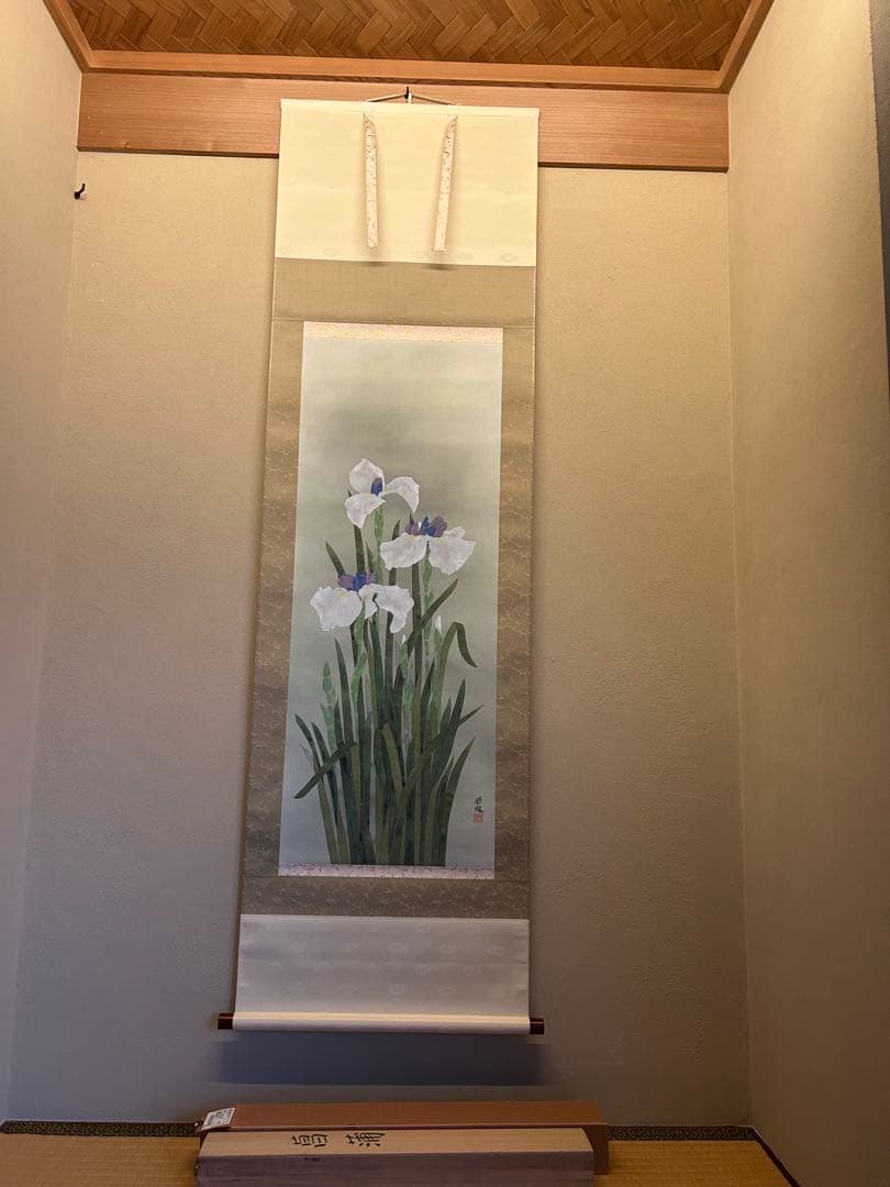 Kirari 筆者　大野草思　菖蒲　 種別 尺五巾立