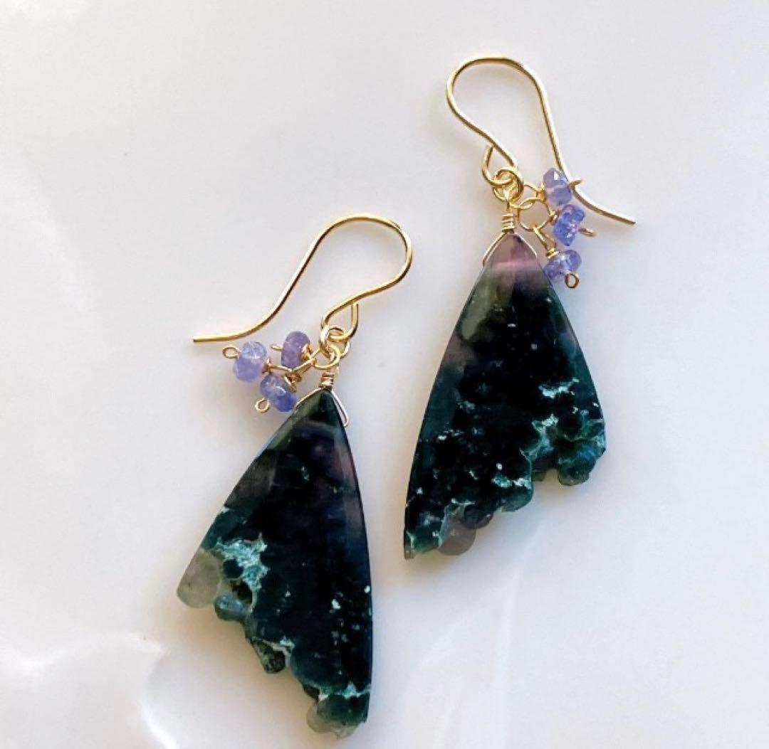 りん◆シンデレラアクアマリンピアス