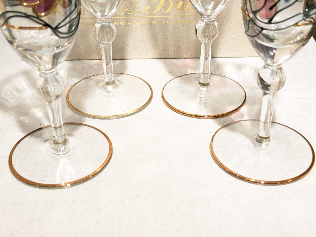 ☆【未使用品】 CRYSTAL Bride クリスタルブライド 4個 グラス