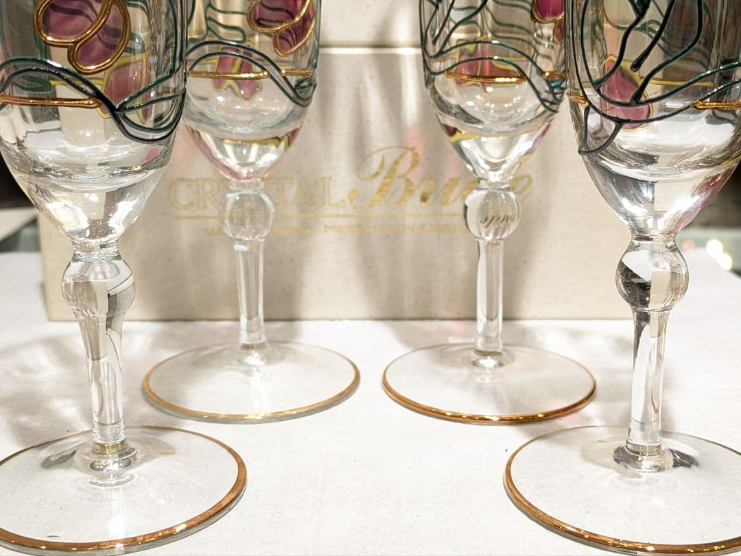 ☆【未使用品】 CRYSTAL Bride クリスタルブライド 4個 グラス
