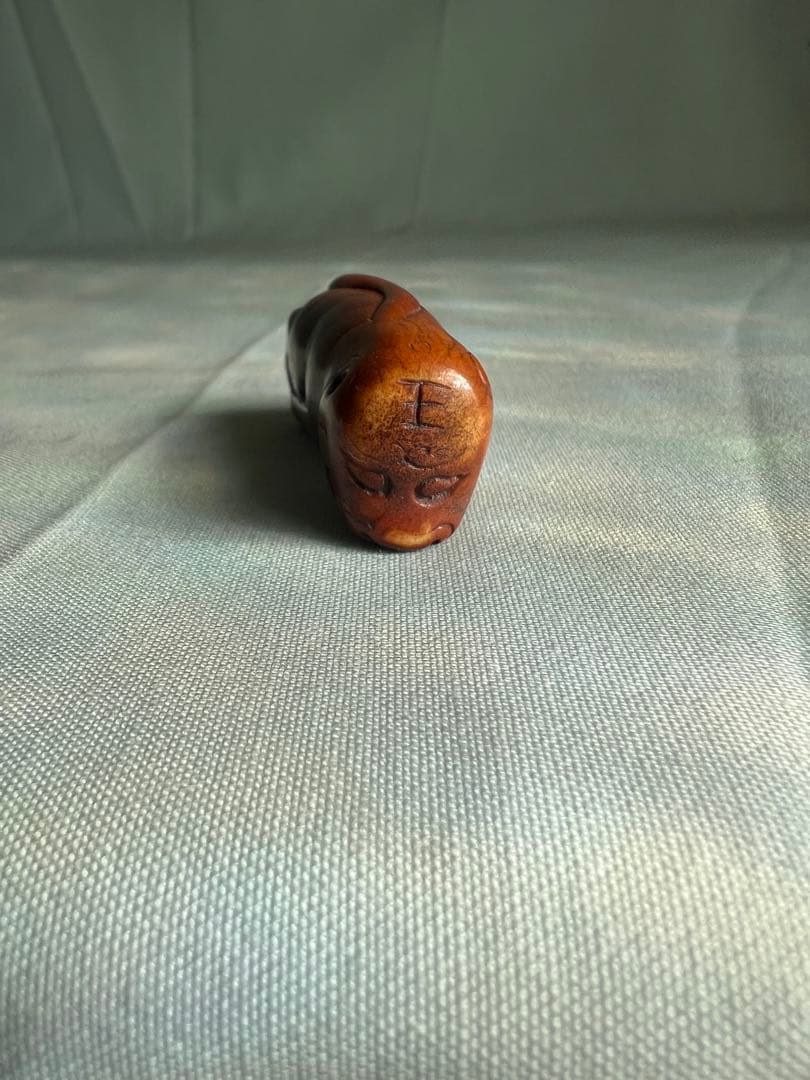 根付　虎 置物 彫刻