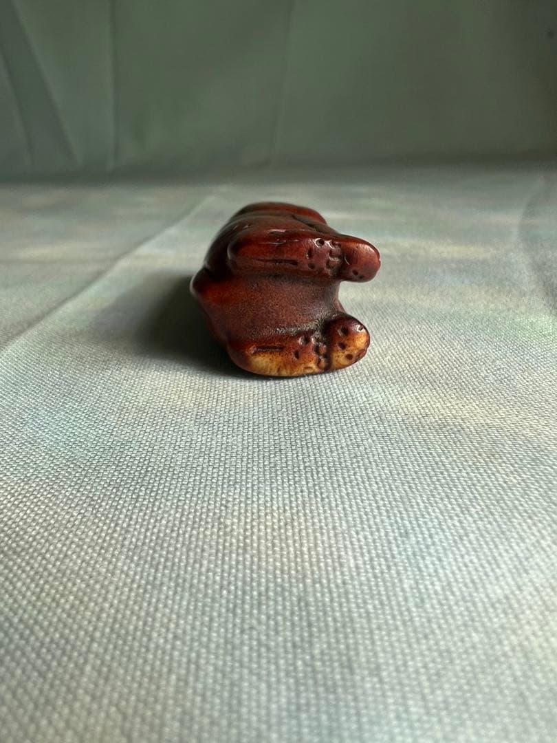 根付　虎 置物 彫刻