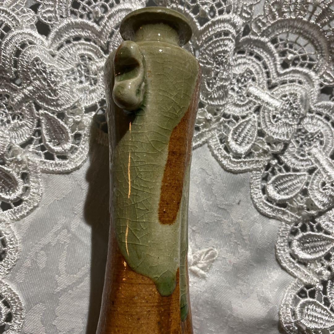 昔(半世紀位前)の伊賀焼(香山窯)一輪挿し