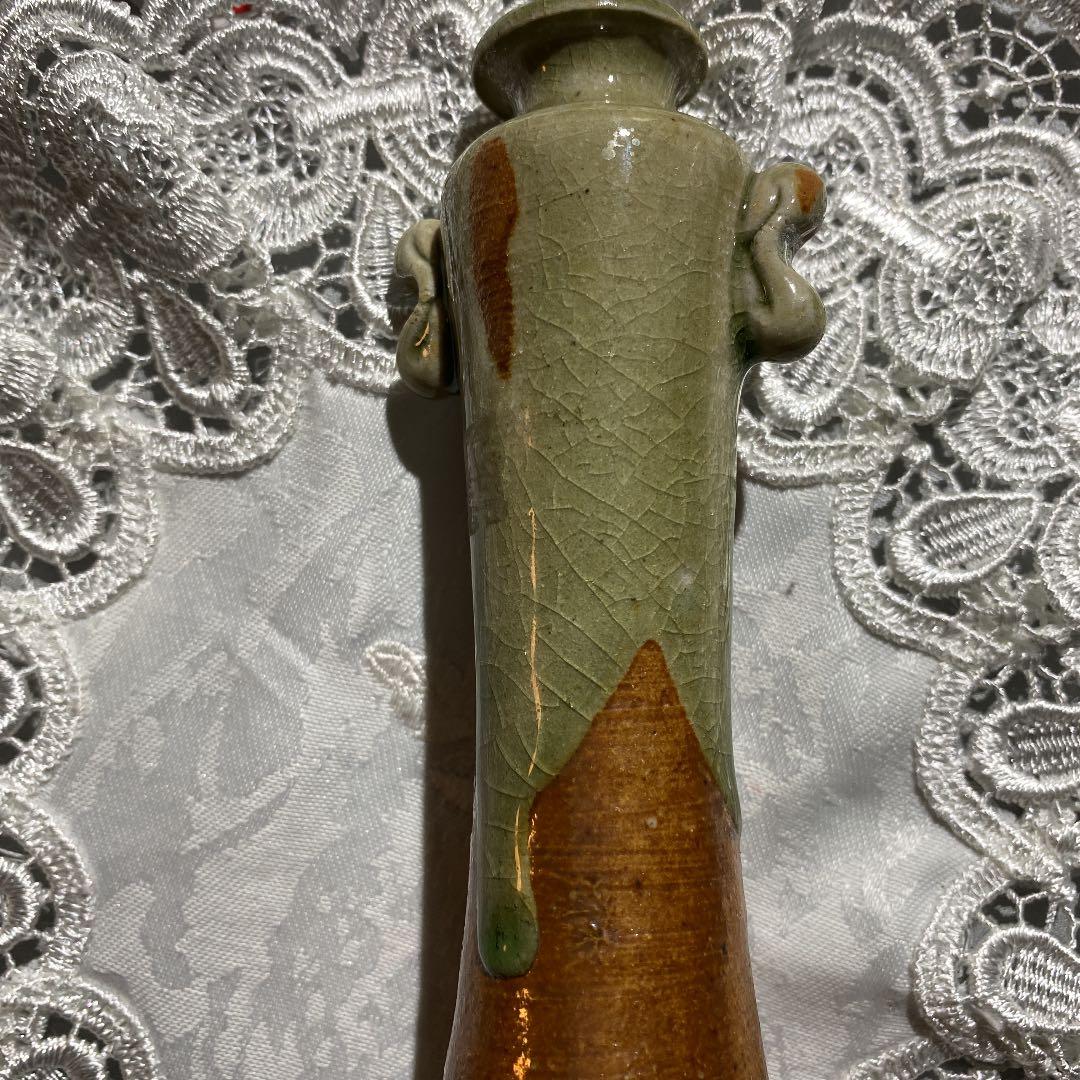 昔(半世紀位前)の伊賀焼(香山窯)一輪挿し