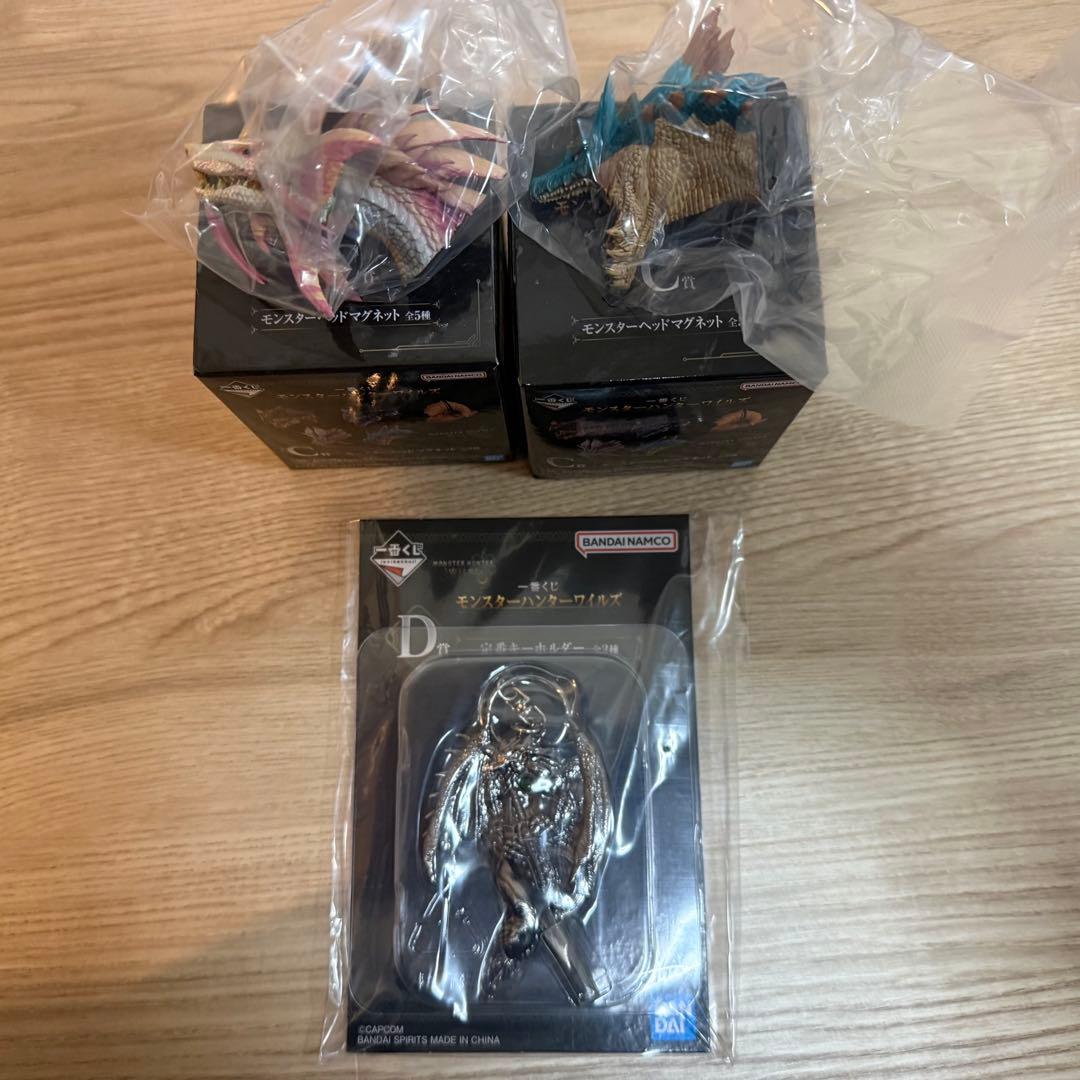 一番くじ　モンスターハンターワイルズまとめ売りになります。