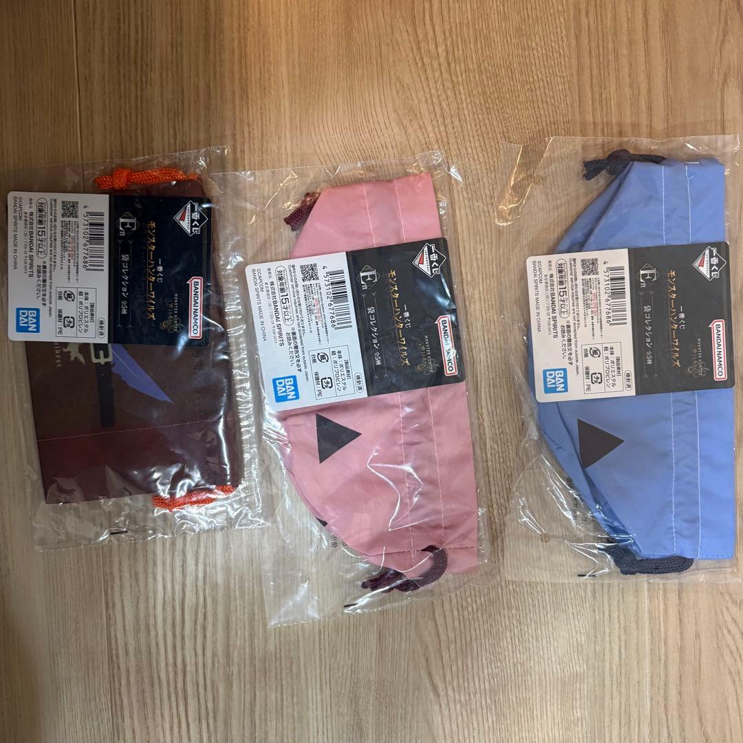 一番くじ　モンスターハンターワイルズまとめ売りになります。