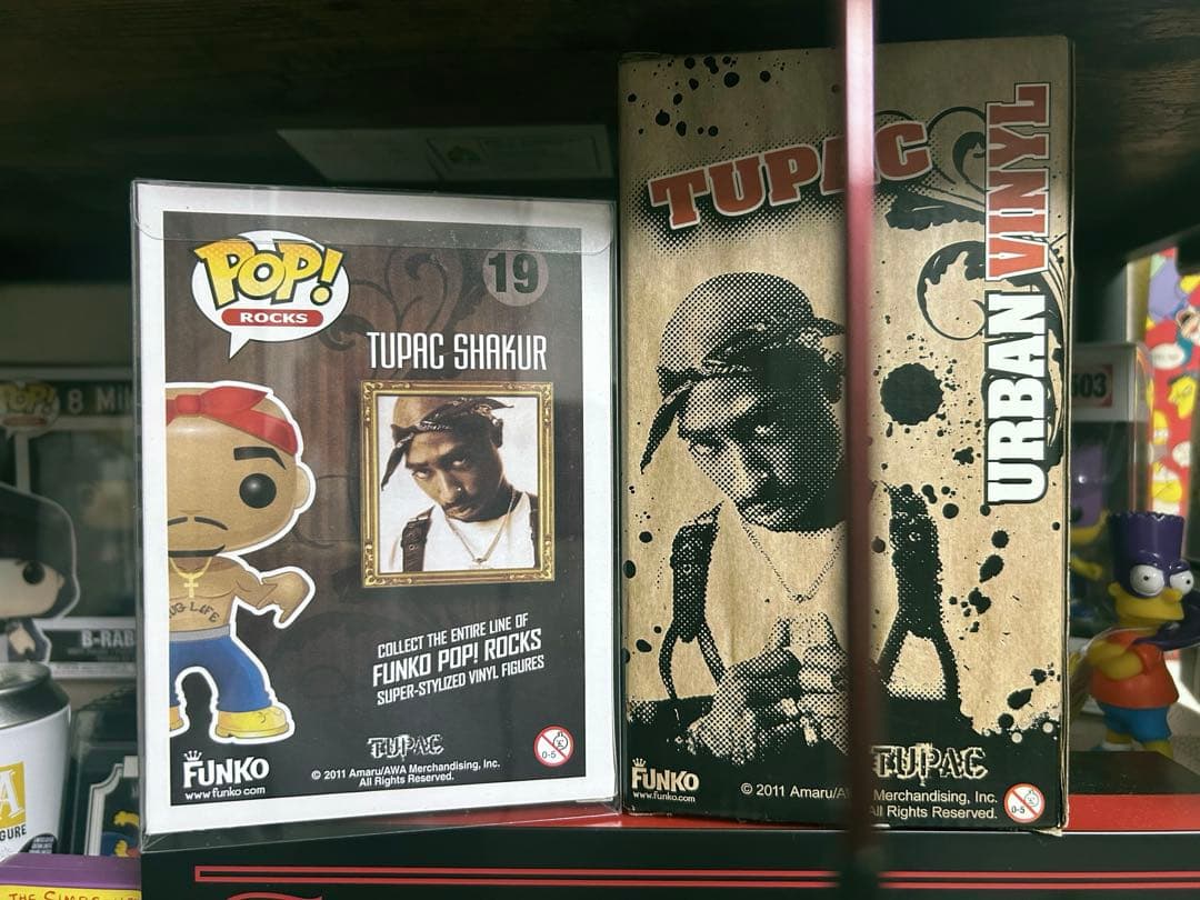 廃盤激レア TUPAC funko フィギュア 2セット