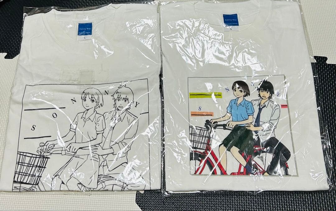 サニーボーイ　Sonny Boy Tシャツ　新品　L 2種類　アニメ　自転車