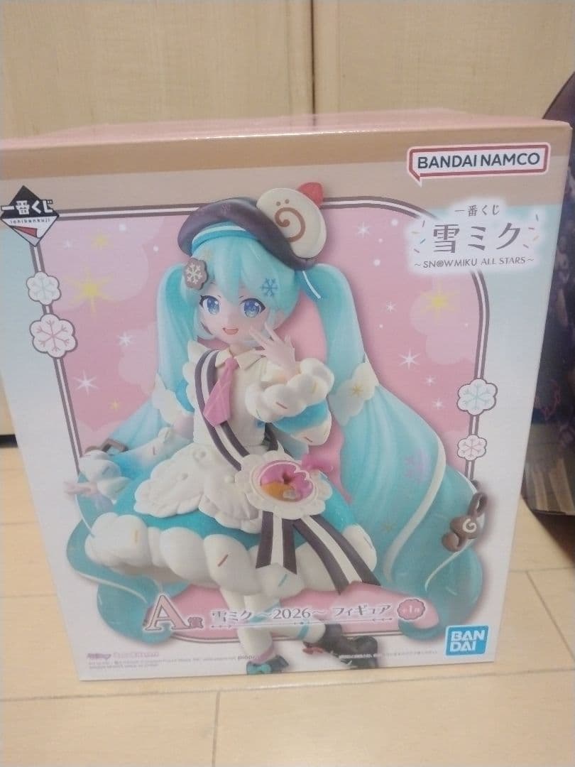 一番くじA賞雪ミク 2026 &雪ミククロミプライズ新品未開封