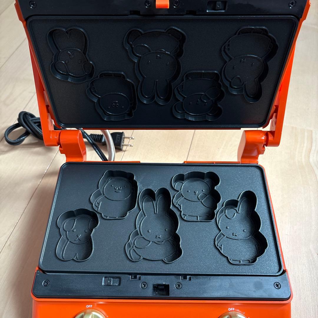 BRUNO ミッフィー ホットサンド・ワッフルメーカー 中古品
