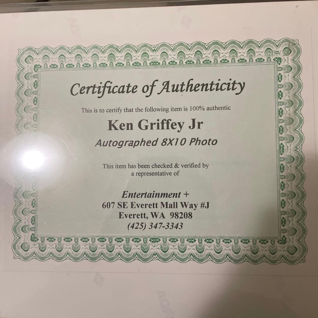 kグリフィーjr サインフォト