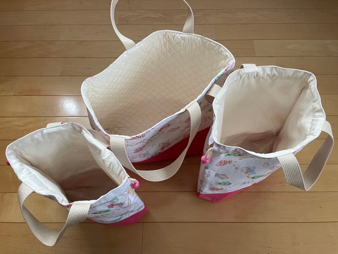 入園・入学　ハンドメイド　3点セット　魚