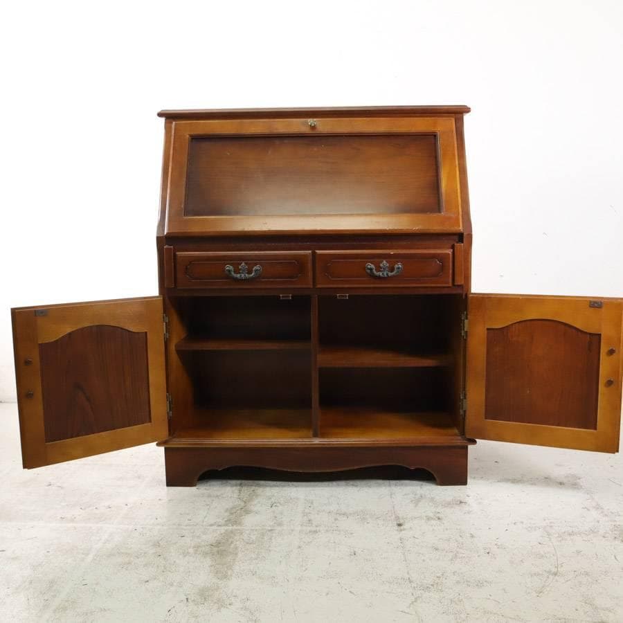 カリモク家具 コロニアル ライティングビューロー QC3001 アンティーク調