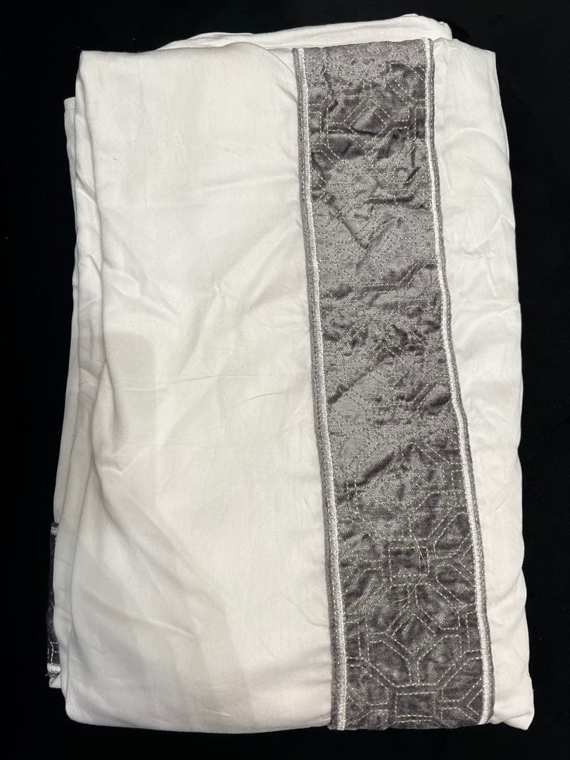 ヴェルツ掛け布団カバー セミダブル グレー