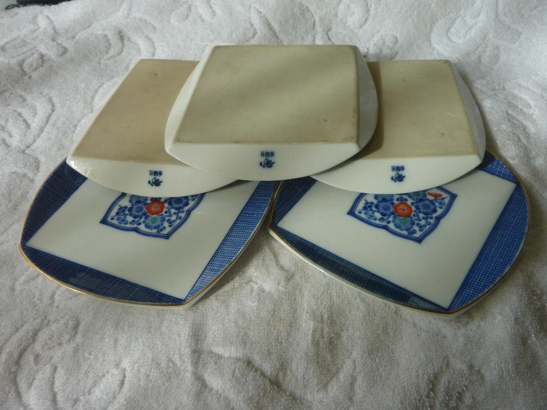 香蘭社　5組セット 角皿