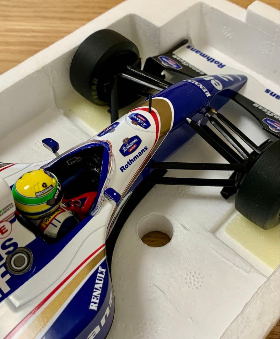 ミニチャンプス F1 ウィリアムズ FW16 A.セナ ロスマンズ仕様 1/18