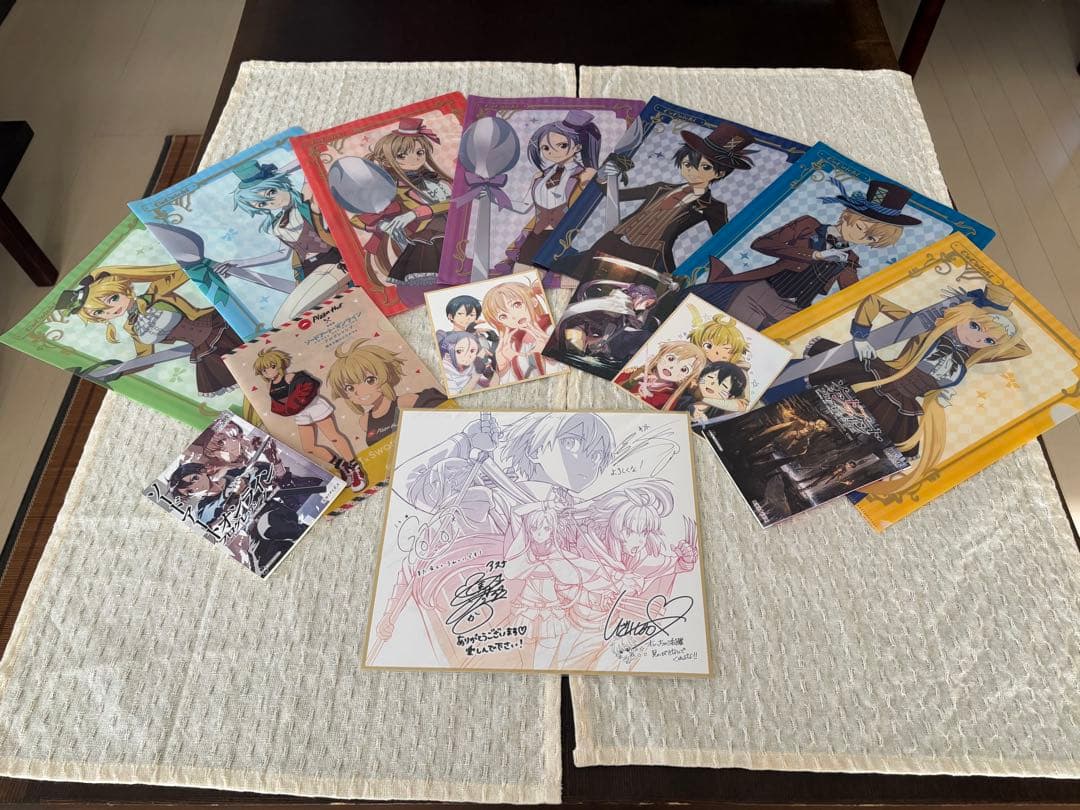 【超豪華/非売品多数】SAO 劇場版 特典・限定グッズ 大量セット！サイン色紙入