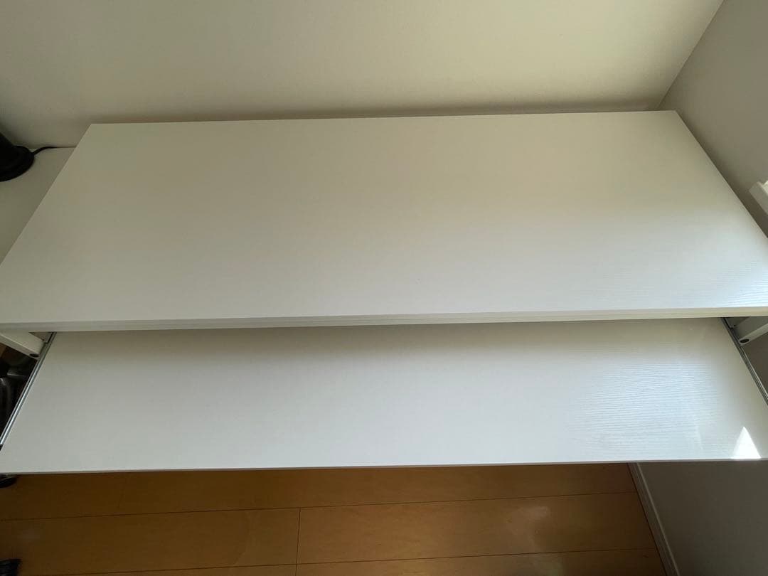 【完成品・送料込】LYYL DTMデスク 白 88鍵対応 組み立て不要