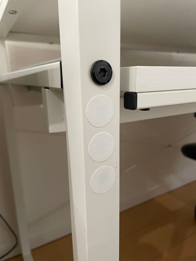 【完成品・送料込】LYYL DTMデスク 白 88鍵対応 組み立て不要