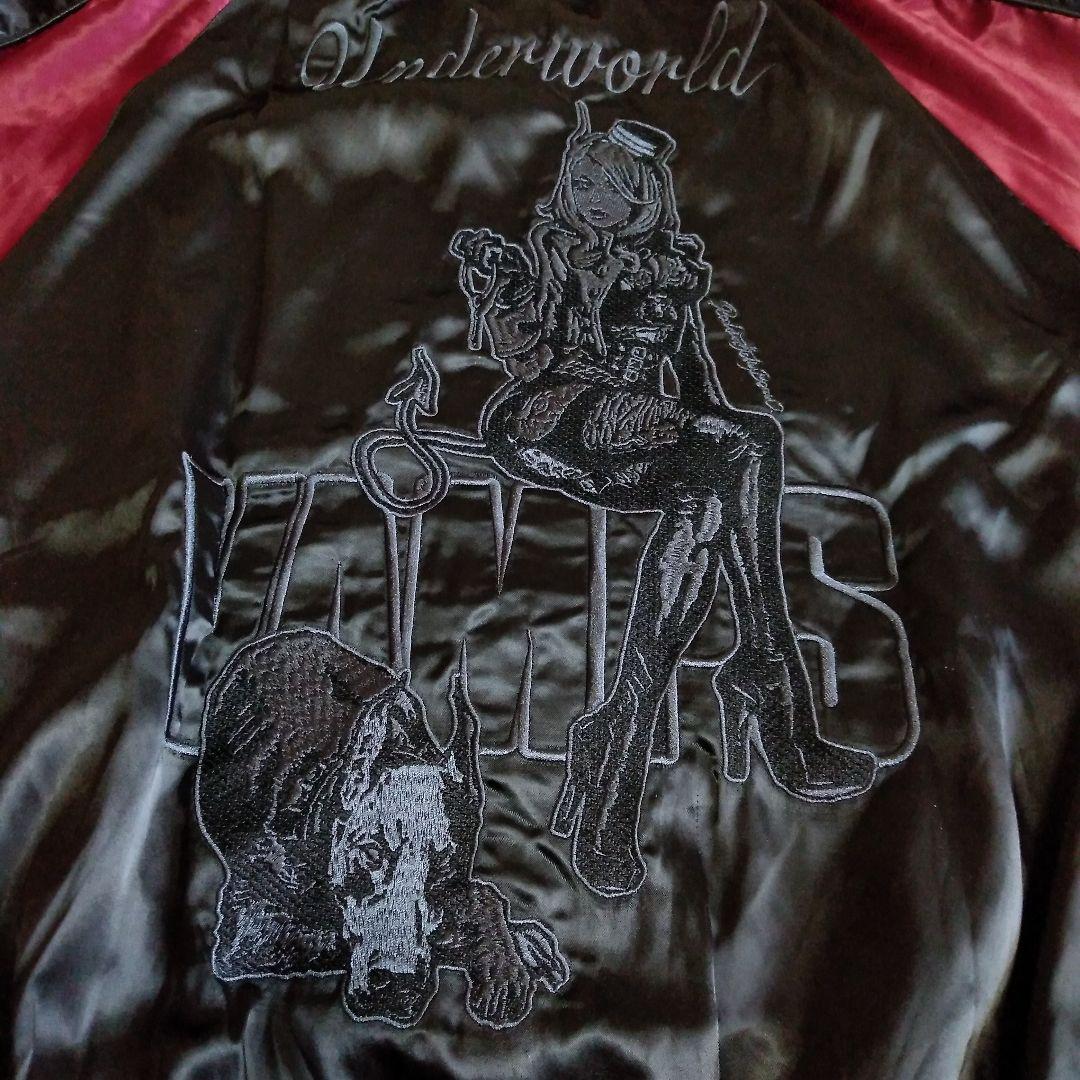 VAMPS スカジャン【UNDERWORLD数量限定特別BOX付属品】黒/赤