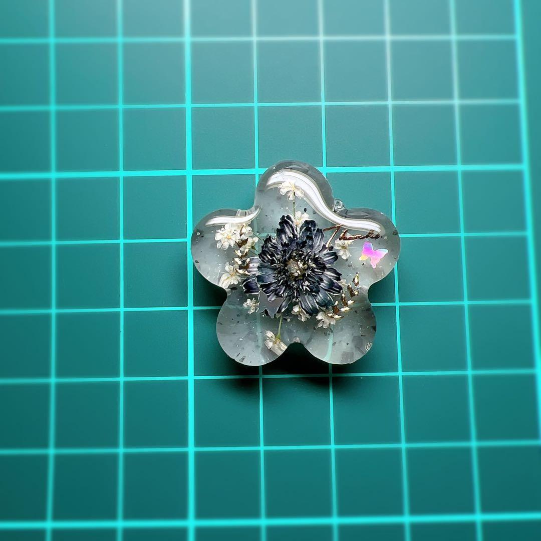 レジン ヘアゴム ドライフラワー No.839