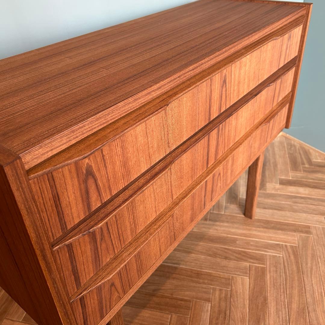 チーク サイドボード チェスト 北欧 ミッドセンチュリー ビンテージ デンマーク