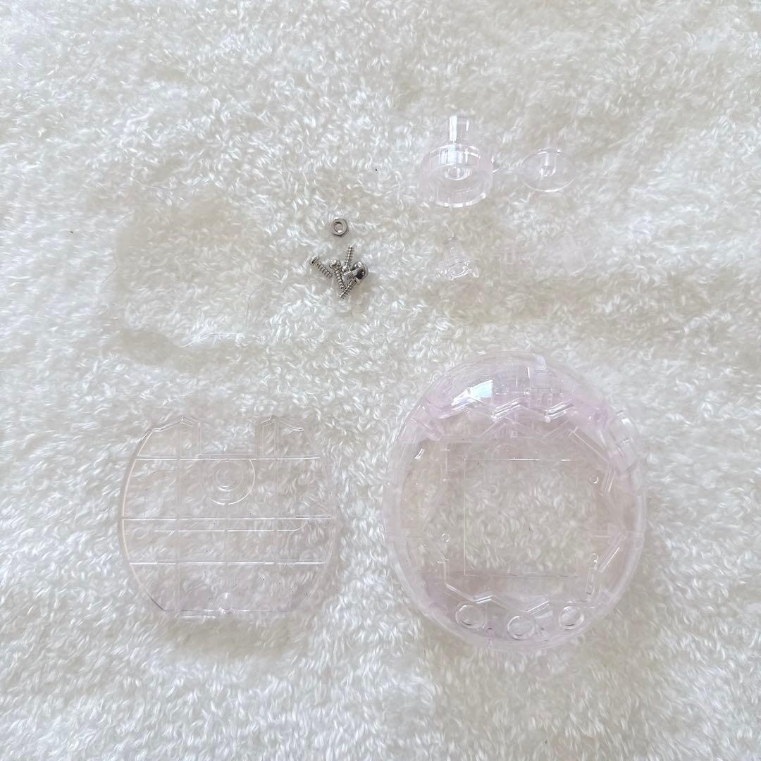 たまごっちパラダイス たまパラ カスタムシェル パウダーピンク ラメクリア