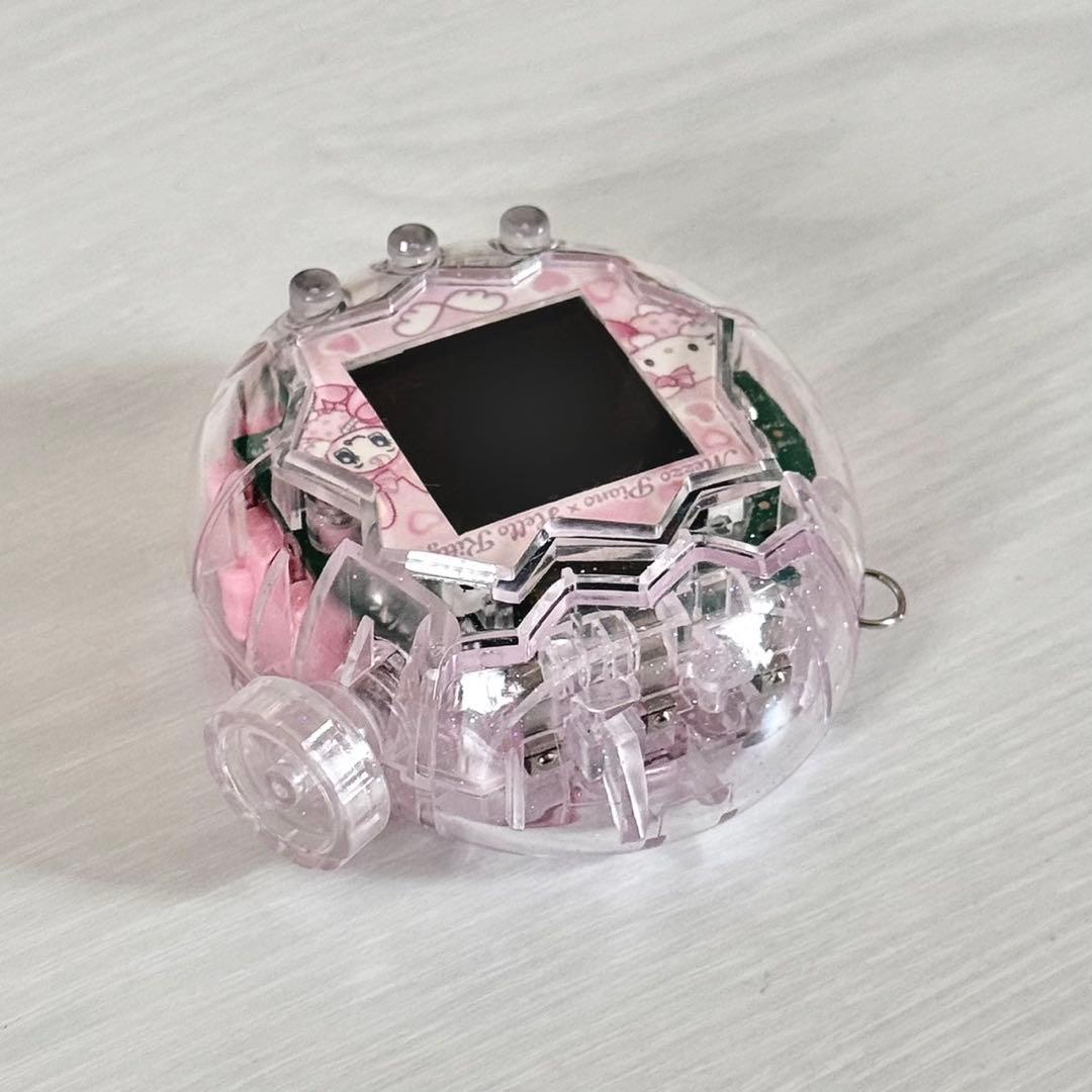 たまごっちパラダイス たまパラ カスタムシェル パウダーピンク ラメクリア