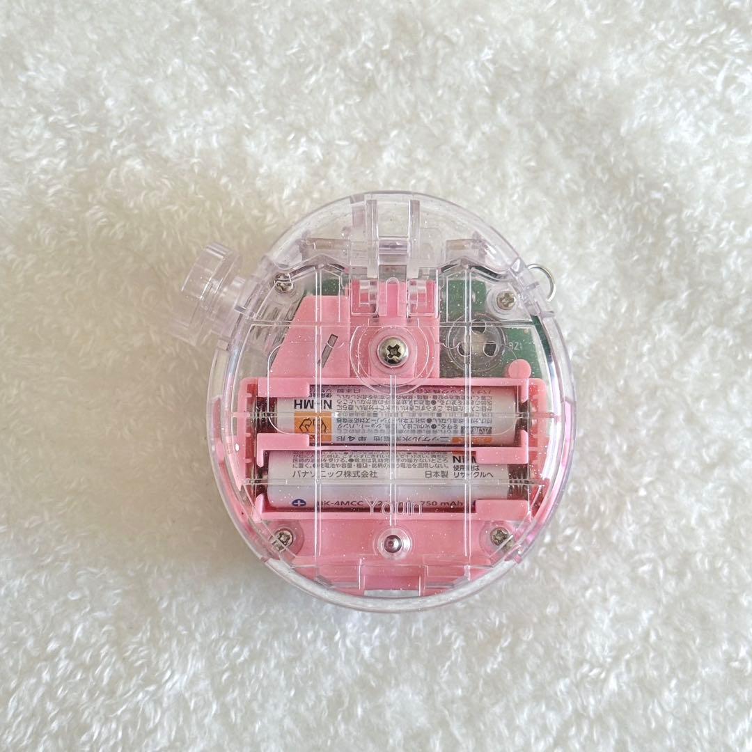 たまごっちパラダイス たまパラ カスタムシェル パウダーピンク ラメクリア