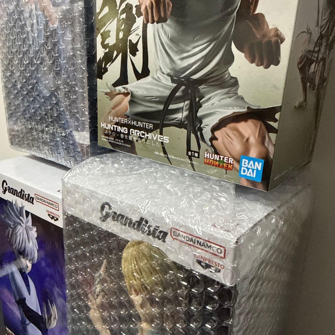 HUNTER×HUNTER フィギュア 4体 キルア クラピカ おまけシール付き