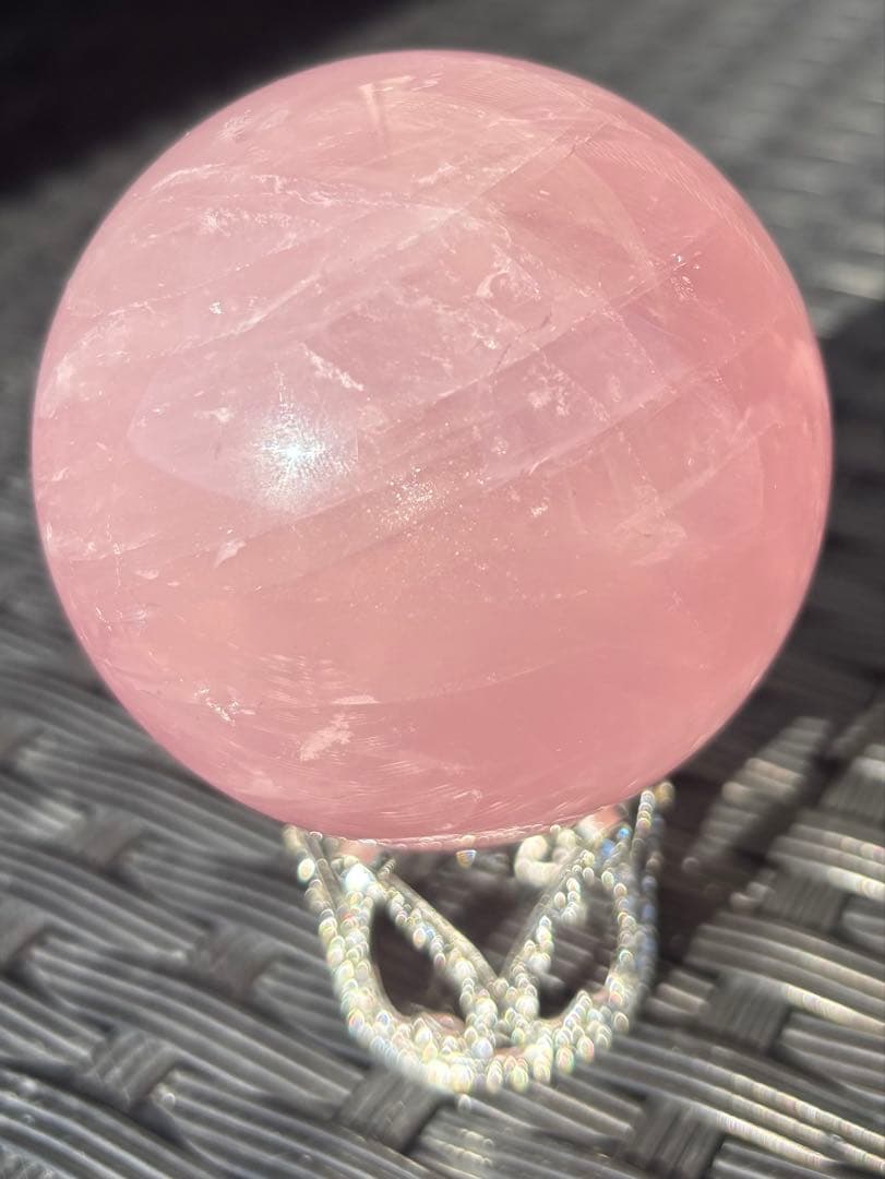 ✨️期間限定SALE中✨️【天然石】スフィア　ローズクウォーツ