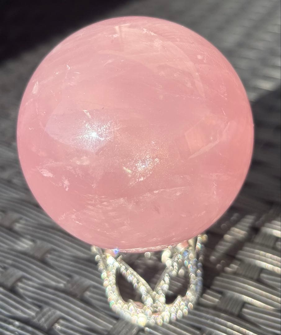 ✨️期間限定SALE中✨️【天然石】スフィア　ローズクウォーツ
