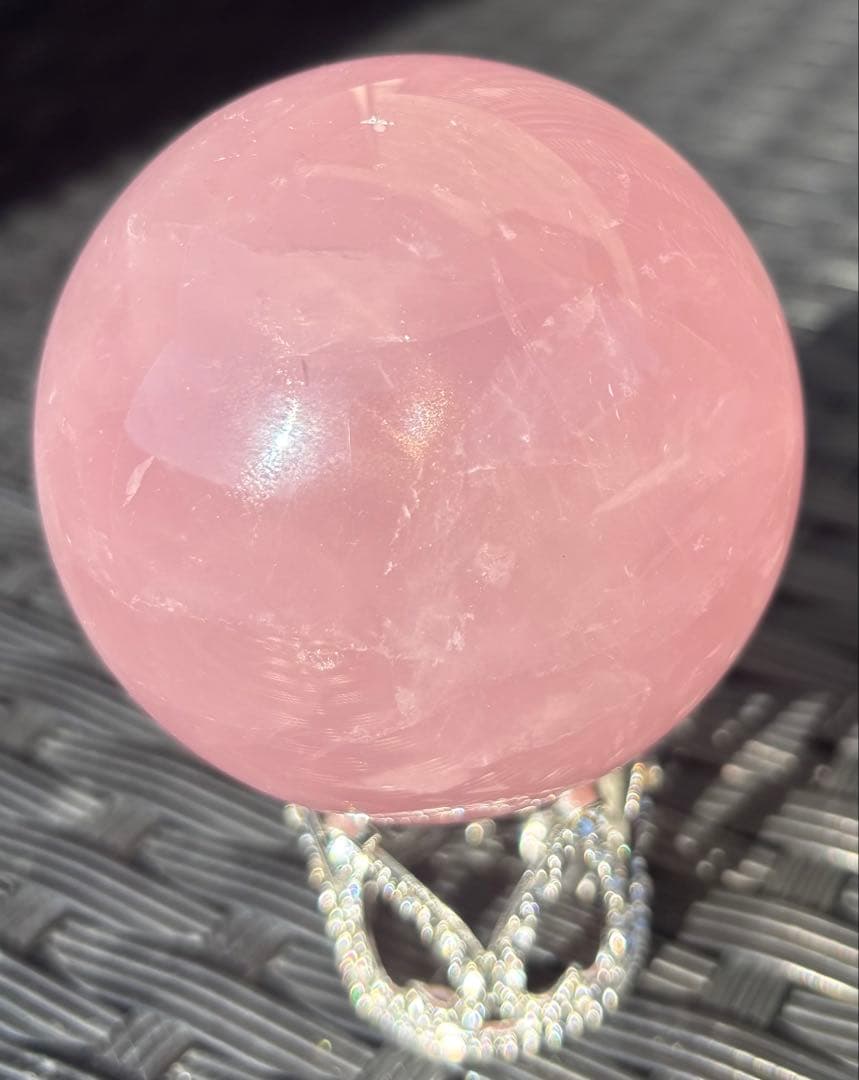 ✨️期間限定SALE中✨️【天然石】スフィア　ローズクウォーツ