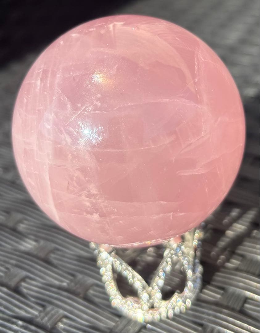 ✨️期間限定SALE中✨️【天然石】スフィア　ローズクウォーツ