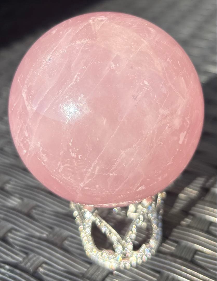 ✨️期間限定SALE中✨️【天然石】スフィア　ローズクウォーツ