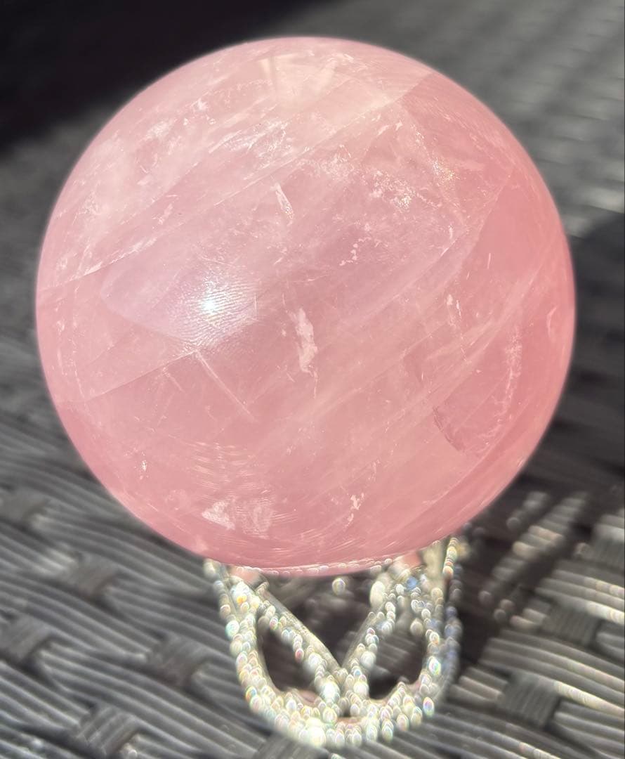 ✨️期間限定SALE中✨️【天然石】スフィア　ローズクウォーツ