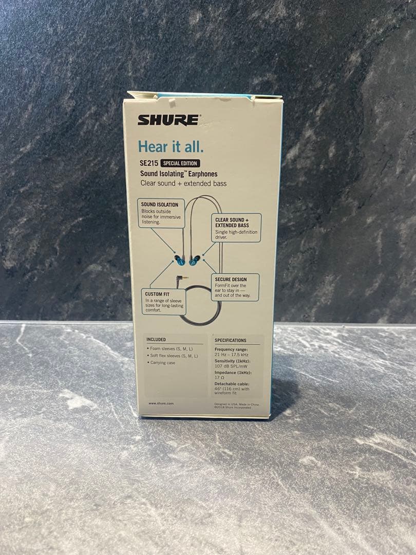 イヤホン SHURE SE215