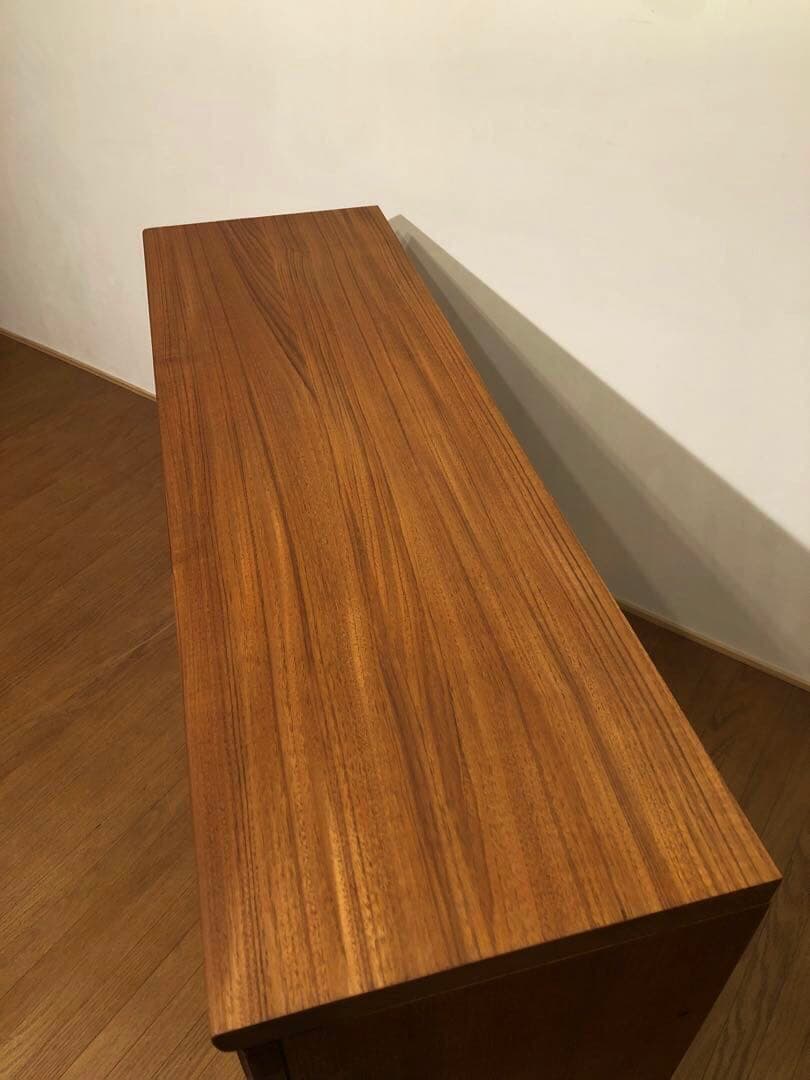 希少 ヴィンテージ 日田工芸社製 マキシム ユニットデスク 机 チーク無垢材天板