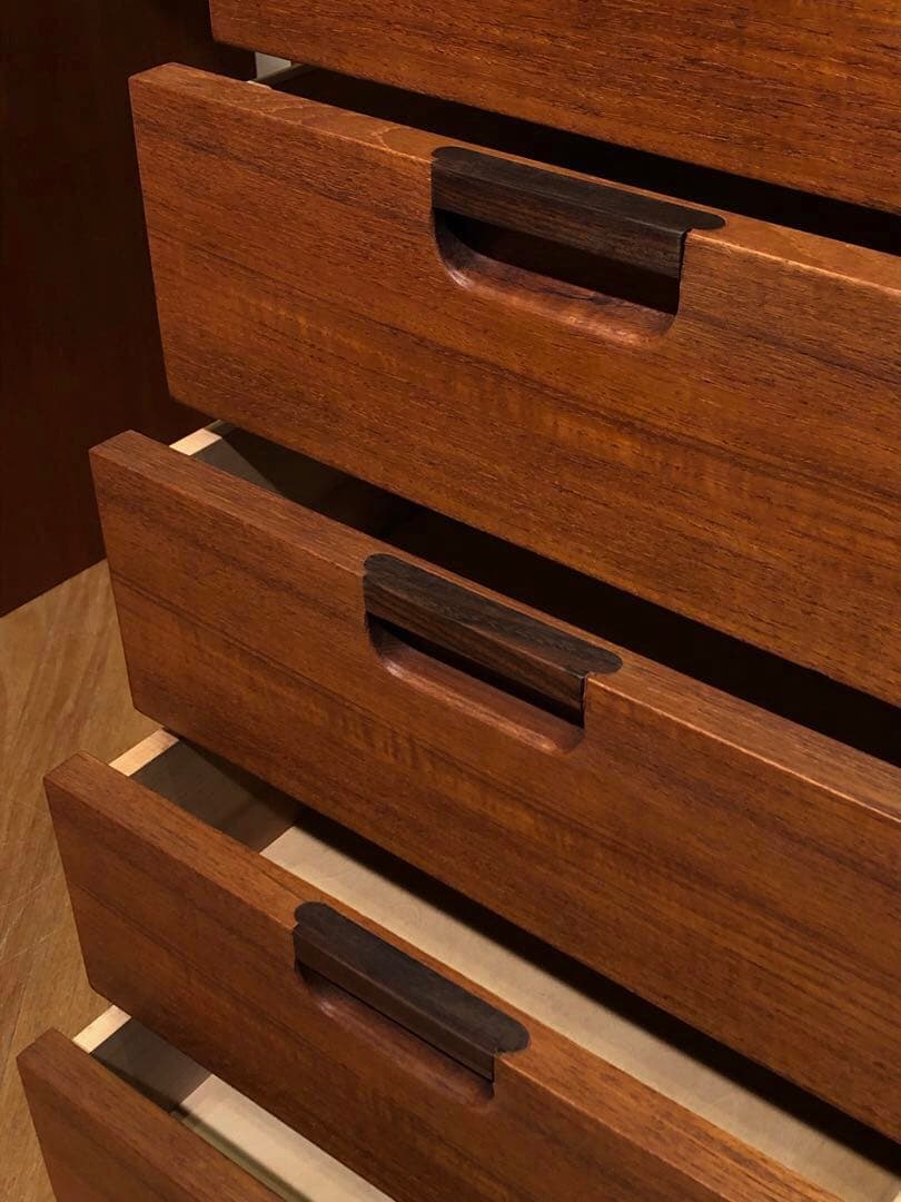 希少 ヴィンテージ 日田工芸社製 マキシム ユニットデスク 机 チーク無垢材天板