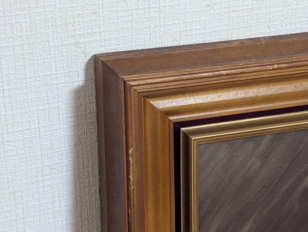 【真作】絵画　油彩6号　静物画　果物とワイン瓶　インテリアアート　Y143